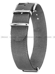 Pasek Nato nylonowy do zegarka - Hirsch Rush Recycle 40536030-2-22 - 22 mm - XL