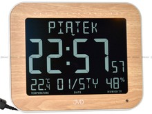 Zegar cyfrowy sterowany radiowo z termometrem JVD DH9362.2 - 23x18 cm