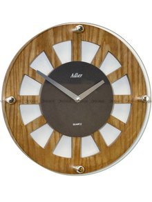 Zegar ścienny Adler 21158-OAK-ANTRACYT