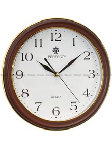 Zegar ścienny Perfect LC17-Dark-Brown - 29 cm