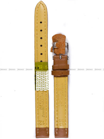 Pasek skórzany do zegarka - Diloy 302EL.12.3 - 12 mm