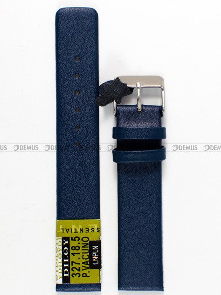 Pasek skórzany do zegarka - Diloy 327.18.5 - 18mm