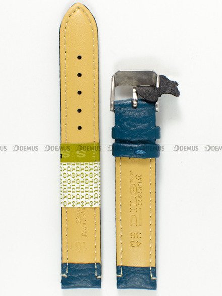 Pasek skórzany do zegarka - Diloy P205.16.19 - 16mm