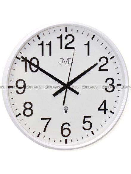 Zegar ścienny JVD RH684.4 biały z DCF - 31 cm