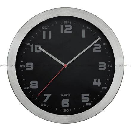 Zegar ścienny aluminiowy E01.2482.7090 - 30 cm