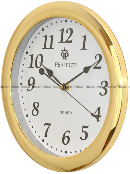 Zegar ścienny Perfect LA17-Shiny-Gold - 29 cm