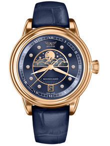 Zegarek Damski Aviator Douglas MoonFlight Diamonds Edition V.1.33.2.380.4
