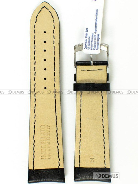 Pasek do zegarka skórzany - Morellato A01U4026A37019 24mm