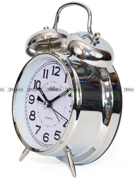 Budzik wskazówkowy Adler 40131-S Retro z dzwonkami