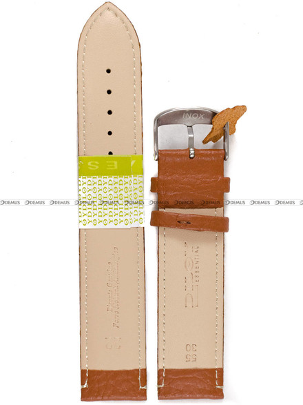 Pasek skórzany do zegarka - Diloy P206EL.22.3 - 22mm