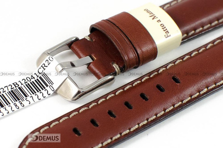 Pasek do zegarka skórzany - Morellato A01X4272B12041 20 mm