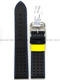 Pasek wodoodporny skórzany do zegarka - Morellato A01X5485D37865CR22 - 22 mm