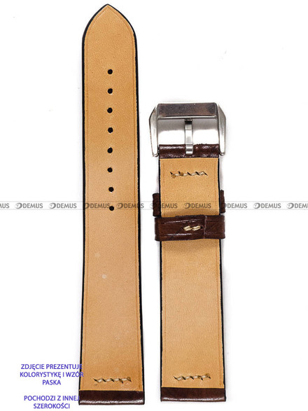 Pasek skórzany ręcznie robiony A. Kucharski Leather - Ecbatana - Tobacco/Camel - 16 mm