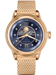 Zegarek Damski Aviator Douglas MoonFlight Diamonds Edition V.1.33.2.380.5