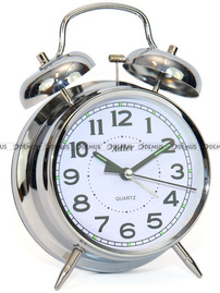 Budzik wskazówkowy Adler 40131-S Retro z dzwonkami