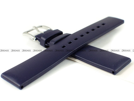 Pasek z naturalnego kauczuku do zegarka - Hirsch Pure 40538880-2-20 - 20 mm