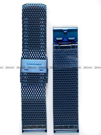 Bransoleta stalowa do zegarka Vostok Europe Almaz - 22 mm - niebieska