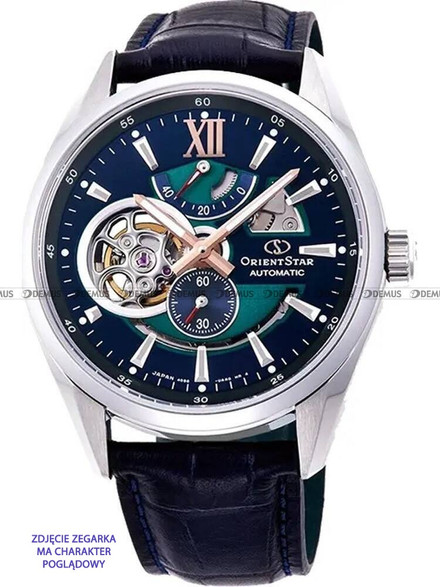 Pasek skórzany do zegarka Orient RE-DK0002L00A - UL004011J0 - 21 mm