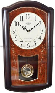 Zegar wiszący kwarcowy Rhythm CMJ321NR06 Brown