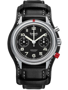 Zegarek Męski Mechaniczny Hanhart 417 ES 1954 Heritage Flyback 39mm H701.212-7010