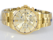 FujiTime M7104Q-Gold-Gold Zegarek Męski
