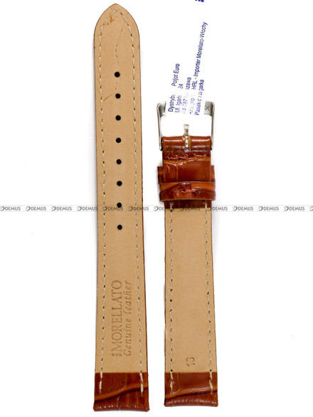 Pasek do zegarka skórzany - Morellato Samba A01X2704656041CR16 - 16 mm
