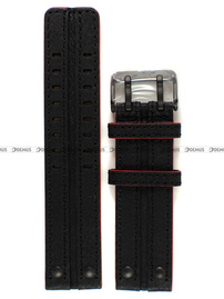 Pasek skórzany czarny do zegarka Vostok Europe Expedition North Pole 6S21-5954348 - 24 mm