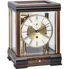 Zegar kominkowy mechaniczny Hermle 22998-030352 - 23x30 cm - Mechanizm 8-dniowy - 11-kamieniowy