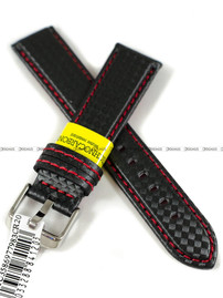 Pasek wodoodporny karbonowy do zegarka - Morellato A01U3586977983CR20 - 20 mm