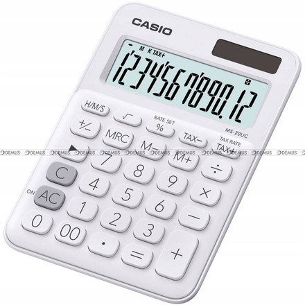 Kalkulator biurowy Casio MS-20UC-WE-S