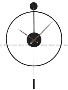 Duży Metalowy Zegar ścienny z wahadłem MPM Rundo E04.4286.90 - 50x78 cm