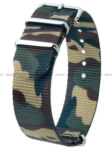 Pasek Nato nylonowy do zegarka - Hirsch Rush 40406040-2-18 - 18 mm