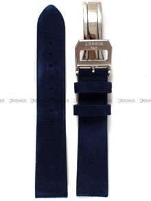 Pasek skórzany do zegarka Bisset BSCE84 - ABP/E84-Blue - 20 mm