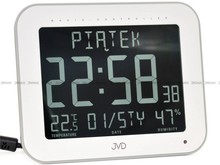Zegar cyfrowy sterowany radiowo z termometrem JVD DH9362.1 - 23x18 cm