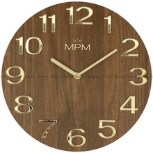 Zegar ścienny MPM Timber Simplicity - B - E07M.4222.5480 - 30 cm