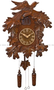 Zegar wiszący z kukułką Adler 24009-W3 - 39x57 cm