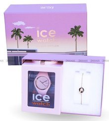 Zegarek Ice-Watch - Ice Glam Pastel Pink lady 018497 S - Z bransoletką w zestawie - Limitowana edycja
