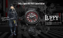 Zegarek Męski Seiko Automatic 5 Sports ONE PIECE "Luffy" SRPH65K1 - Limitowana Edycja