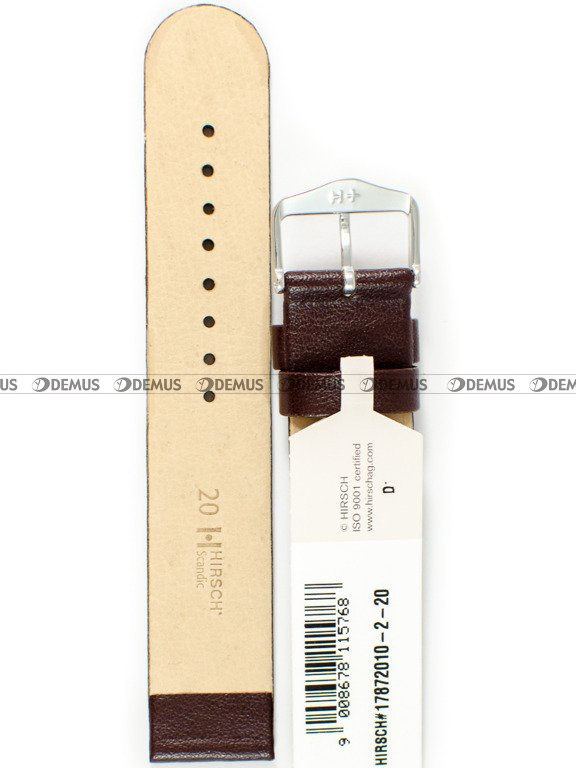 Pasek sk rzany do zegarka Hirsch Scandic 17872010 2 20 20 mm