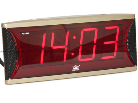 Budzik sieciowy XONIX 1810-RED