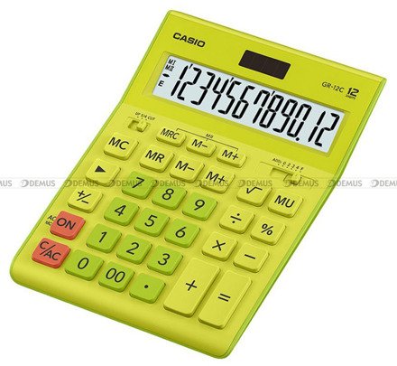 Kalkulator biurowy Casio GR-12C-GN