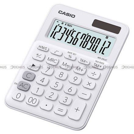 Kalkulator biurowy Casio MS-20UC-WE-S