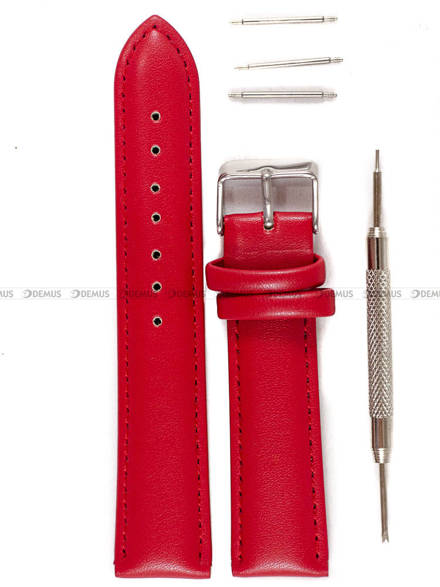Pasek do zegarka - Demus PSC1.18.4 - 18 mm - Narzędzie do wymiany paska w zestawie