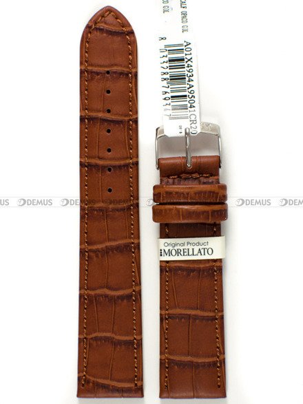 Pasek do zegarka skórzany - Morellato A01X4934A95041CR20 20 mm