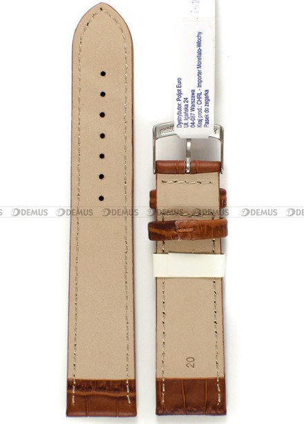Pasek do zegarka skórzany - Morellato A01X4934A95041CR20 20 mm
