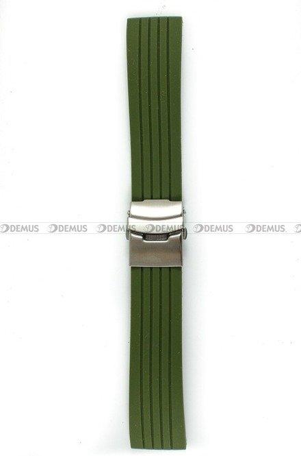Pasek silikonowy do zegarka - Chermond PG6.24.31 - 24 mm