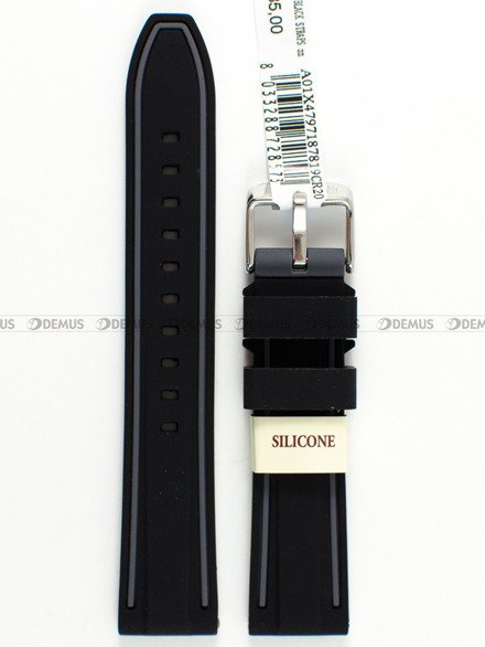 Pasek silikonowy do zegarka - Morellato A01X4797187819 - 20 mm