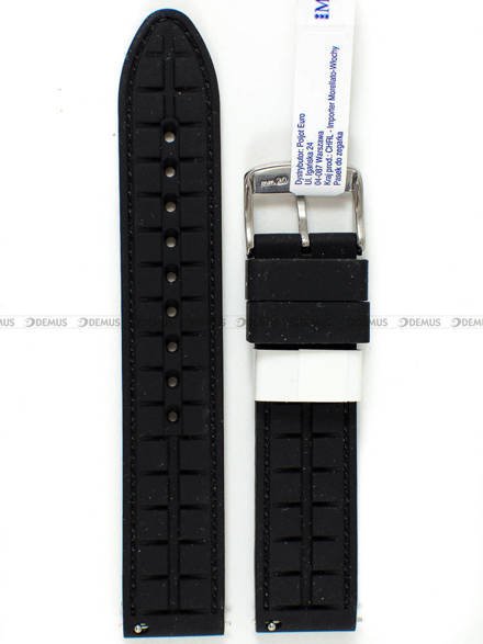 Pasek silikonowy do zegarka - Morellato A01X5275187892CR20 - 20 mm