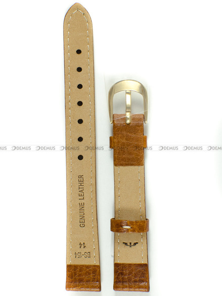Pasek skórzany do zegarka Bisset - BS-154 - 14 mm
