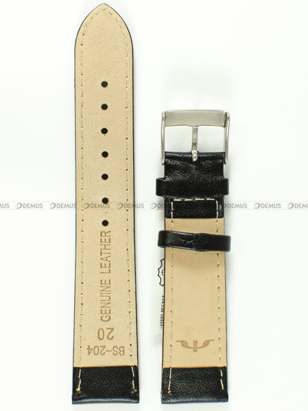 Pasek skórzany do zegarka Bisset BS-204 - 20 mm